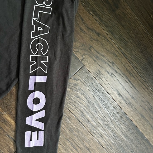 Target Black Long Sleeve Tee with Graphic Text - Picture 5 of 5